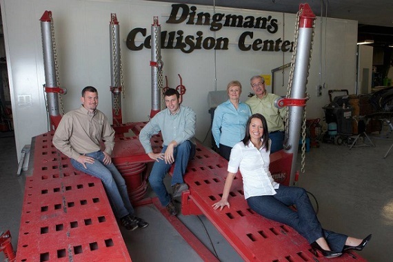 Dingmans family owned body shop