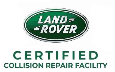 land rover certified collision repair logo