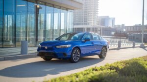 2024-Honda-sedan-in-front-of-building-Dingmans-Honda-Certified-Collision-Repair